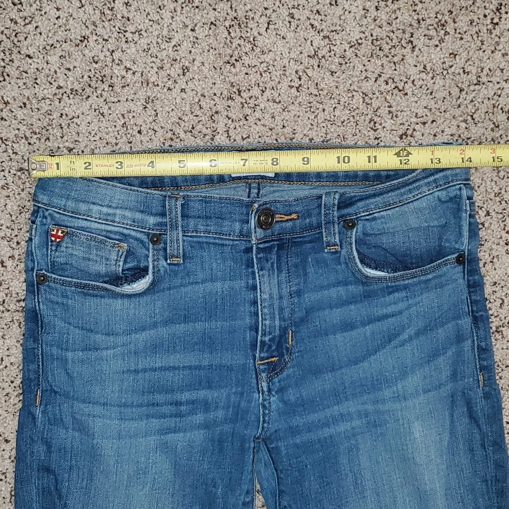 Hudson Stretch Skinny Med Wash Blue Denim Jeans